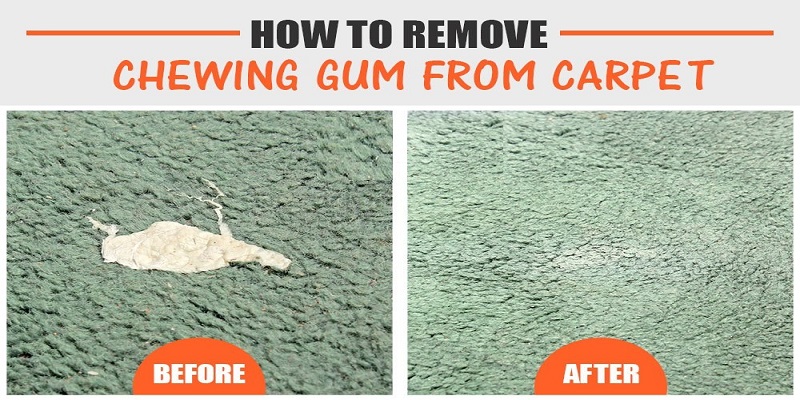 How To Remove Chewing Gum From The Carpets & Upholstery?
