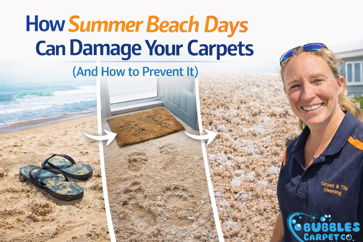 How Summer Beach Days Can Damage Your Carpets (And How to Prevent It)