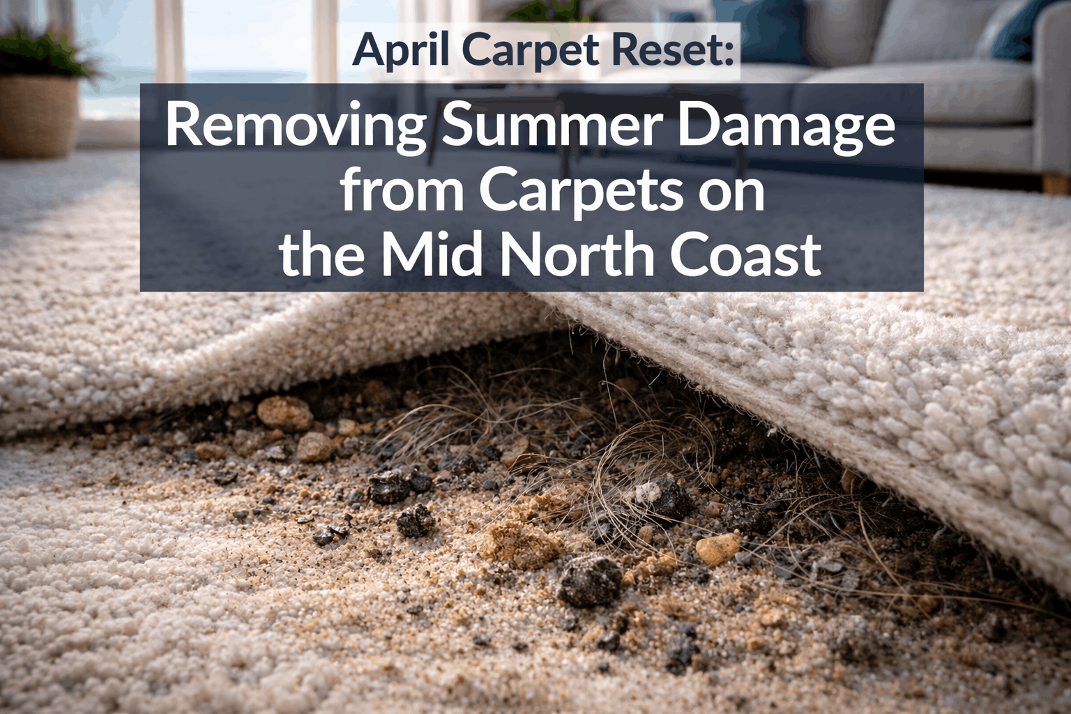April Carpet Reset: Removing Summer Damage from Carpets on the Mid North Coast