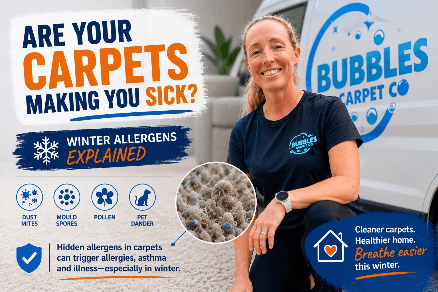 Are Your Carpets Making You Sick? Winter Allergens Explained