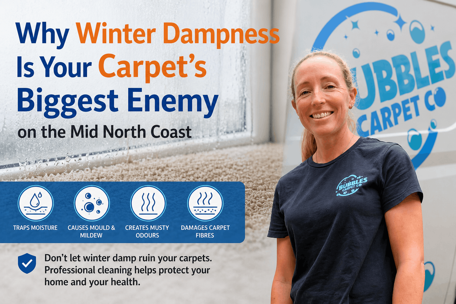Why Winter Dampness Is Your Carpet’s Biggest Enemy on the Mid North Coast
