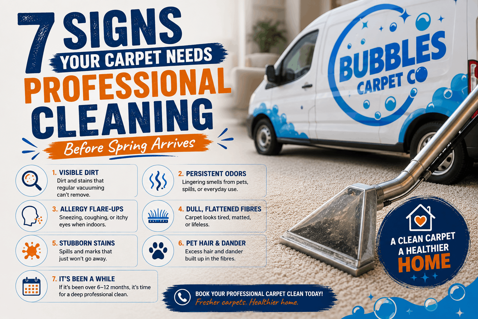 7 Signs Your Carpet Needs Professional Cleaning Before Spring Arrives